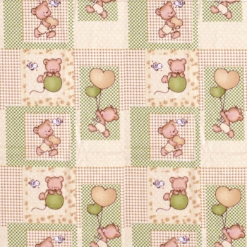 Πάνα Χασές Bebe Φανελένια 80x80εκ. Baloon 76 Beige DimCol