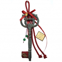 Χριστουγεννιάτικο Κλειδί Στολισμένο Μαντεμένιο Πράσινο-Ανθρακί Royal Art 26εκ. NOT20/1209GR