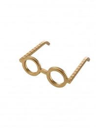 Διακοσμητικό Επιτραπέζιο Γυαλιά Μεταλλικά Χρυσά 22,5x29εκ. Zen Collection 25.22.51654