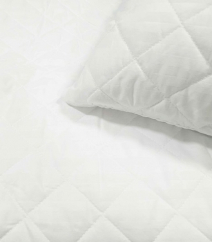 Ζεύγος Μαξιλαροθήκες Καπιτονέ 50x70εκ. Stipe Microfiber Λευκό