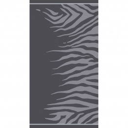 Πετσέτα Θαλάσσης Βαμβακερή Velour Dark Grey 86x160εκ. Tiger Melinen 20004877