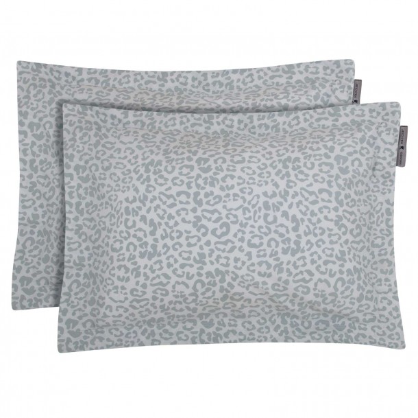 Ζεύγος Μαξιλαροθήκες Polycotton 50x70+5εκ. Loft 2287 Ice Grey Greenwich Polo Club