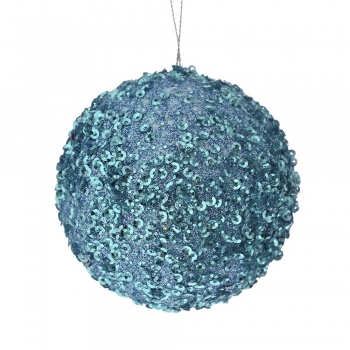 Μπάλα Polyfoam Γαλάζια Glitter 8εκ. iliadis 83500