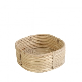 Ψωμιέρα Ξύλινη Natural 16x16x6εκ. ESPIEL KAG403