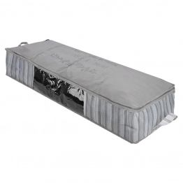 Θήκη Φύλαξης Non Woven Υφασμάτινη Με Παράθυρο 100x50x20εκ. Ιβουάρ Estia 03-24000