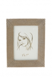 Κορνίζα Polyester Μπίλιες Σαμπανί 13x18εκ. Zen Collection 24.24.49874