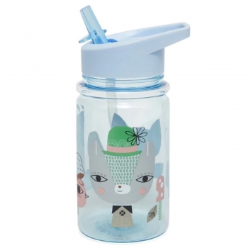 Παγούρι Με Καλαμάκι Tritan lama and friends 360ml Petit Monkey PTM-DB8