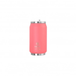 Θερμός-Ποτήρι Ανοξείδωτο Με Καλαμάκι Fusion Coral Save The Aegean Estia 300ml-7x14εκ. 01-16692