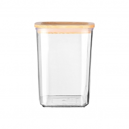 Δοχείο Αποθήκευσης Πλαστικό-Bamboo Essentials Estia 800ml-10x10x14εκ. 01-24260