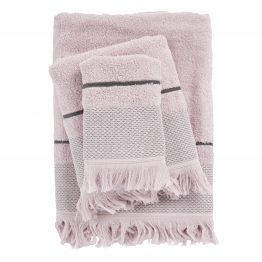 Σετ Πετσέτες 3τμχ Βαμβακερές Best 0838 Lilac Das Home