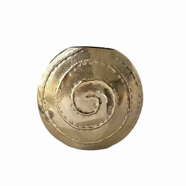 Βάζο Μεταλλικό Χρυσό 28x11x26εκ. Art Et Lumiere 12012