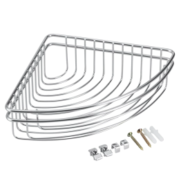 Εταζέρα Γωνιακή Μονή Ανοξείδωτη Cuba METALTEX 19x19x6εκ. 16-404622