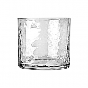 Ποτήρι Ουισκιού Γυάλινο Σφυρήλατο Διάφανο Forge 380ml-8,8x8,8x8,5εκ. Estia 07-36744