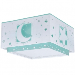 Φωτιστικό Οροφής Πλαφονιέρα Moonlight Green 30x16,5εκ. ANGO 63236H