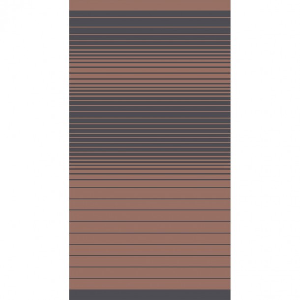 Πετσέτα Θαλάσσης Βαμβακερή Velour Brown 86x160εκ. Stripes Melinen 20004871