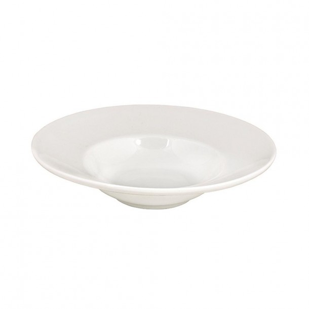 Πιάτο Pasta Πορσελάνης 24εκ. White Wide Rim Ph6 Oriana Ferelli PR024PH624