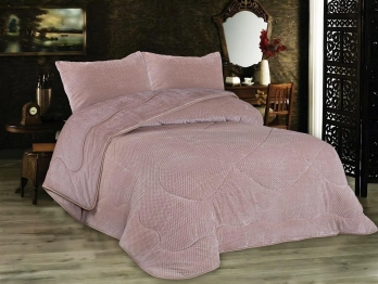 Κουβερτοπάπλωμα Popcorn Fleece Μονό 160x220εκ. Salmon Rose 1950 DimCol