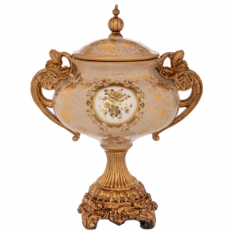 Διακοσμητικό Δοχείο Με Καπάκι Polyresin 34x26εκ. iliadis 88550