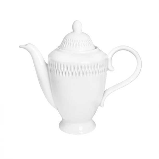 Τσαγιέρα Πορσελάνης White PW43 Diamante Oriana Ferelli 1210ml PRPW430015