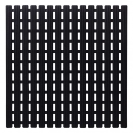 Ταπέτο Αντιολισθητικό Ντουζιέρας PP&TPE 54x54εκ. Nora Black Sealskin 800652