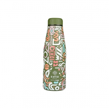 Θερμός-Μπουκάλι Ανοξείδωτο Flask Geovivid Save The Aegean Estia 500ml-7x7x22,3εκ. 01-22082