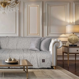 Ριχτάρι Chenille Τριθέσιος 180x300εκ. Essential 3980 Grey Greenwich Polo Club