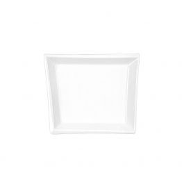 Πιάτο Φρούτου Τετράγωνο Πορσελάνης Λευκό Art Et Lumiere 21x17,5x2εκ. 06984