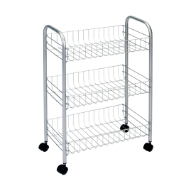 Τρόλει 3 Θέσεων Lugano 41x26x64εκ. Metaltex 