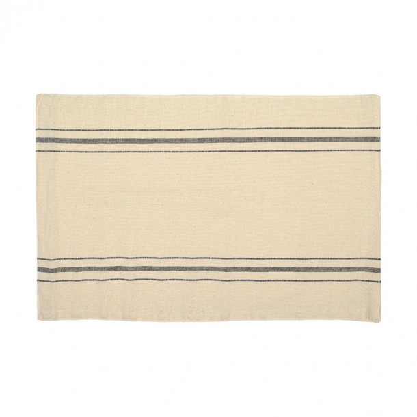 Σουπλά Βαμβακερό Μπεζ-Γκρι 50x35εκ. Rustic Estia 07-37932