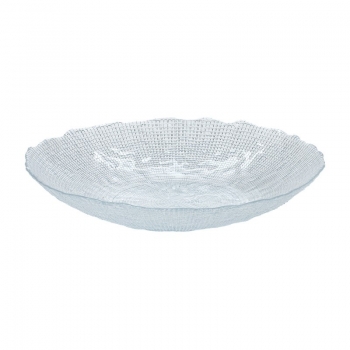 Φρουτιέρα Γυάλινη Διάφανη 33x5εκ. Kanvas Clear CRYSPO TRIO 80.260.06