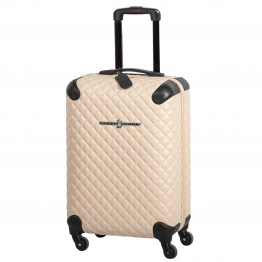 Βαλίτσα Large 65x43x27εκ. Premium 7504 Leather Like Ivory Greenwich Polo Club