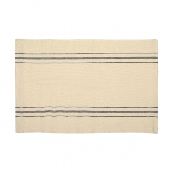 Σουπλά Βαμβακερό Μπεζ-Γκρι 50x35εκ. Rustic Estia 07-37932