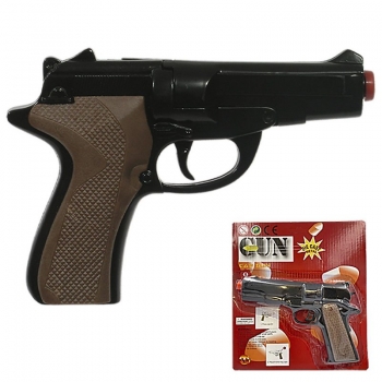 Αποκριάτικο Πιστόλι Μεταλλικό 8 Σφαιρο 23x20εκ. CARNAVAlista 3-222