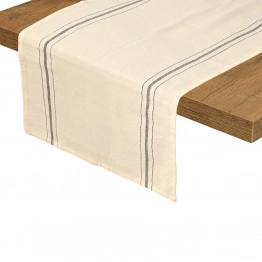 Runner Βαμβακερό Γκρι 40x150εκ. Rustic Estia 07-36140
