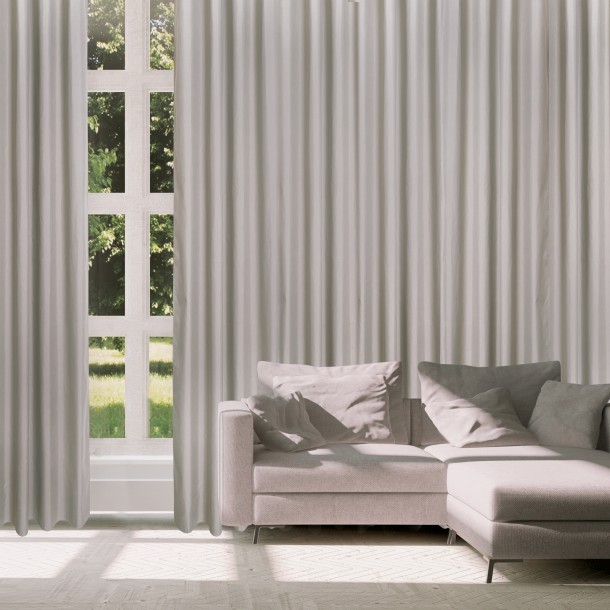 Κουρτίνα Συσκότισης Με Τρουκς Polyester 140x270εκ. Curtain Line 2254 Σπαγγί Das Home