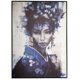 Πίνακας Καμβάς Blue Japanese Girl 103x143εκ. iliadis 89157
