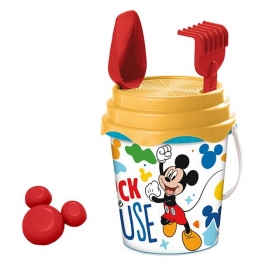 Κουβαδάκι Με Αξεσουάρ Σετ 5τμχ Φ17εκ. Mickey Mouse 42-2981
