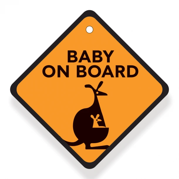 Σήμανση Αυτοκινήτου Cartoon Baby On Board Babywise BW007