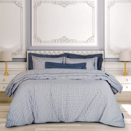Σετ Σεντόνια Polycotton Υπέρδιπλα 240x260εκ. Essential 2214 Γκρι-Μπεζ Greenwich Polo Club