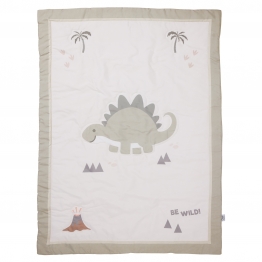 Κουβερλί Microfiber Κούνιας 110x150εκ. Fun 4937 Μπεζ-Λαδί Das Baby