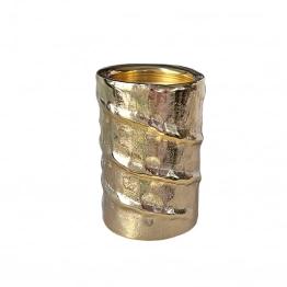 Κηροπήγιο Μεταλλικό Χρυσό Φ11x20εκ. Art Et Lumiere 12011