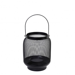 Φανάρι Μεταλλικό Μαύρο Δ18x22εκ. ESPIEL ATG109