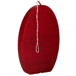 Κερί Αυγό 12x18εκ. Ρουστίκ Κόκκινο iliadis 91186