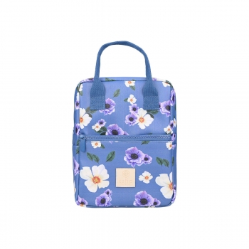 Τσάντα Φαγητού Ισοθερμική PVC Leather Garden Blue Save The Aegean Estia 7lt-20x14x27εκ. 01-22624