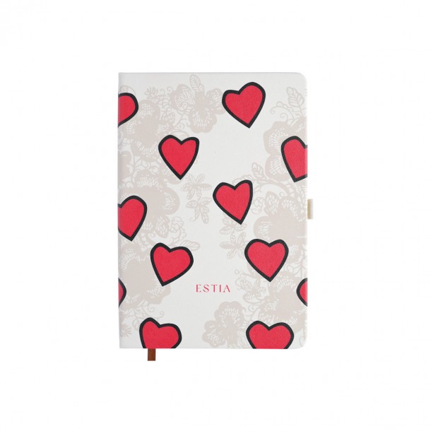 Ατζέντα 2026 Tender Lace 21,5x14,5x2,5εκ. Estia 00-37406