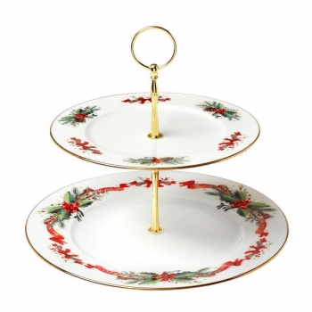 Χριστουγεννιάτικη Ορντερβιέρα 2 Όροφη Πορσελάνης Christmas Magic CRYSPO TRIO 06.240.73