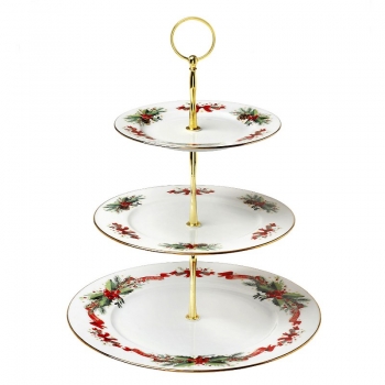 Χριστουγεννιάτικη Ορντερβιέρα 3 Όροφη Πορσελάνης Christmas Magic CRYSPO TRIO 06.240.74