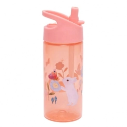 Παγούρι Με Καλαμάκι Tritan Bunny Pink 380ml Petit Monkey PTM-DB44