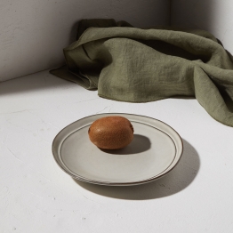 Πιάτο Φρούτου Stoneware Dove 21x21x2,5εκ. Deline Estia 07-24529