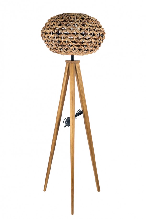 Φωτιστικό Επιδαπέδιο Bamboo 50x50x32εκ.-50x160εκ. Zen Collection 24.36.50159